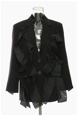 Spring Summer Pleated Fairy Formal Blazer