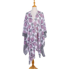 Romantic Rose Print Sun Protective Cover up