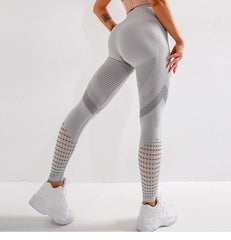 High Waist Peach Seamless Yoga Pants