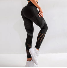 High Waist Peach Seamless Yoga Pants