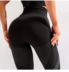 High Waist Peach Seamless Yoga Pants