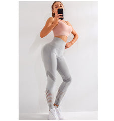 Mesh Breathable High Waist Yoga Pants