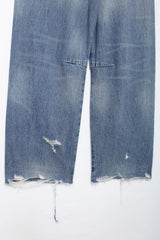 Ripped High Waist Straight Loose Denim Jeans