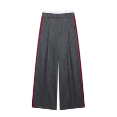 Women Stripe Boxer Detail Pants