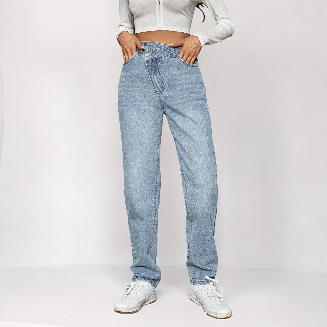 Women Casual Fleece lined Denim Jeans