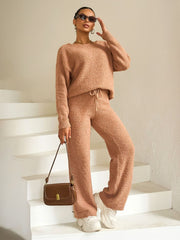 Women Casual Long Sleeve Thick Warm Sets