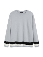 Round Neck Loose Retro Long Sleeved Sweater