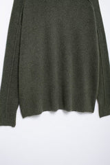 Autumn Round Neck Plain Stitch Pullover