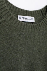 Autumn Round Neck Plain Stitch Pullover