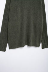 Autumn Round Neck Plain Stitch Pullover