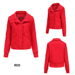 Women Short Cotton Thermal Quilted Coat