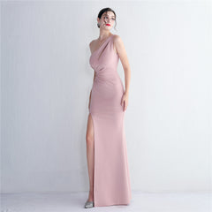 Elegant Cutout Slim Fit Fishtail Formal Dress