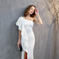 Elegant Long Sleeveless Split Formal Dress