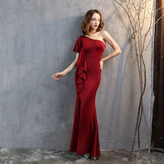 Elegant Long Sleeveless Split Formal Dress