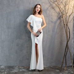 Elegant Long Sleeveless Split Formal Dress