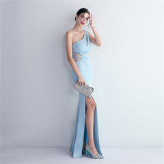 Elegant Cutout Slim Fit Fishtail Formal Dress