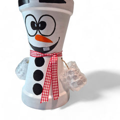 Frosty Snowman Pot