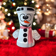 Frosty Snowman Pot