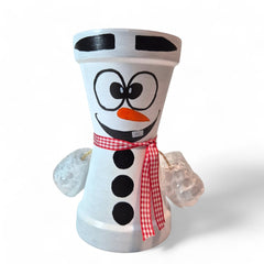 Frosty Snowman Pot