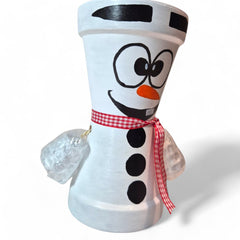 Frosty Snowman Pot