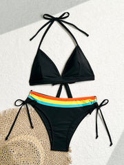 Rainbow Series Halter Strap Sexy Bikini