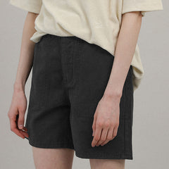 Japanese Pure Cotton Thin High Waist Loose Shorts