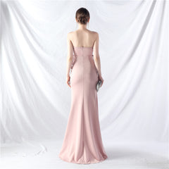 Elegant Sweetheart Sleeveless Satin Evening Dress