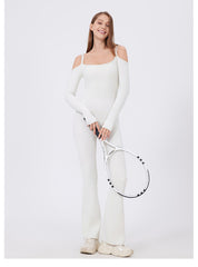 Long Sleeve Off Shoulder Jumpsuit