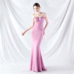 Elegant Sweetheart Satin Beading Formal Dress