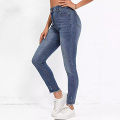 High Rise Denim Skinny Jeans