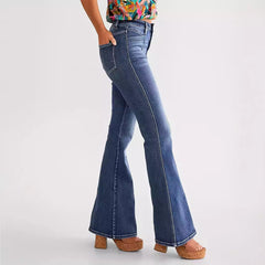 High Waist Stretch Skinny Denim Jeans