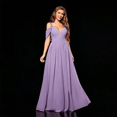 Women Elegant Backless Evening Dress