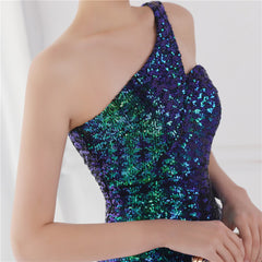 Elegant Sequin Sleeveless Long Formal Dress