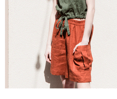 Summer Pure Casual Cotton Linen Shorts