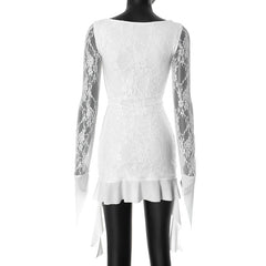 Elegant Long Sleeve Charming Lace Party Dress