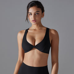 Twisted Nude Feel Breathable Sports Bra