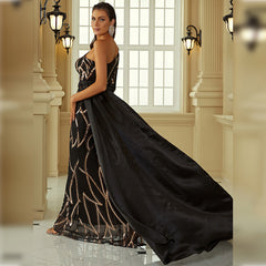 One Shoulder Sheath Evening Dress