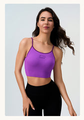 Retro Graphic Beauty Back Sling Sports Bra