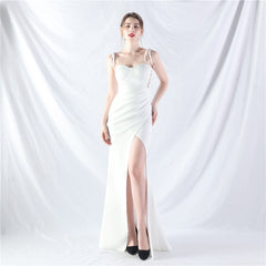 Elegant Sweetheart Sleeveless Satin Evening Dress