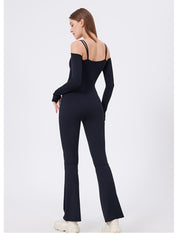 Long Sleeve Off Shoulder Jumpsuit