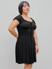 Plus Size Short Sleeve A line Daily Dress