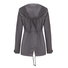 Women Spring Autumn Cotton Anorak Coat