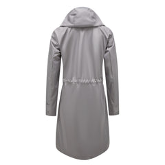 Women Waterproof Hooded Long Casual Trench Coat