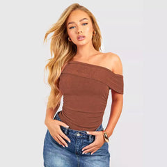 Summer Sexy Slim off Shoulder Bodysuit