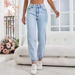 Women Drooping High Rise Denim Jeans