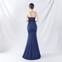 Elegant Sweetheart Satin Beading Formal Dress