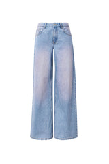 Washed Out Vintage High Waist Denim Jeans