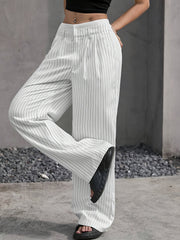 Casual High Waist Loose Drooping Straight Leg Pants