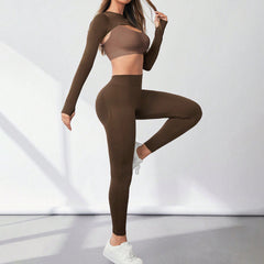 Sexy High Waist Fitness Sports Set