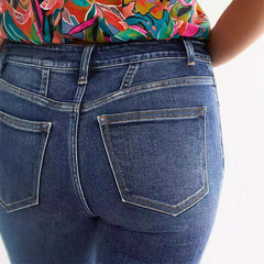 High Waist Stretch Skinny Denim Jeans